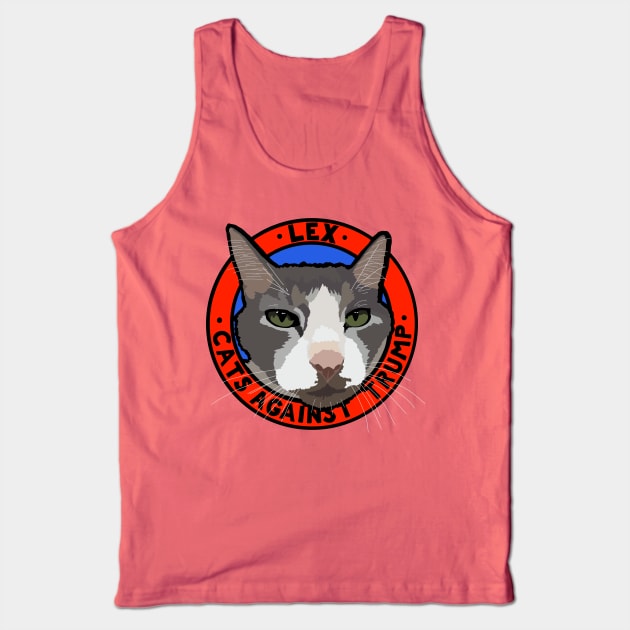 CATS AGAINST TRUMP - LEX Tank Top by SignsOfResistance